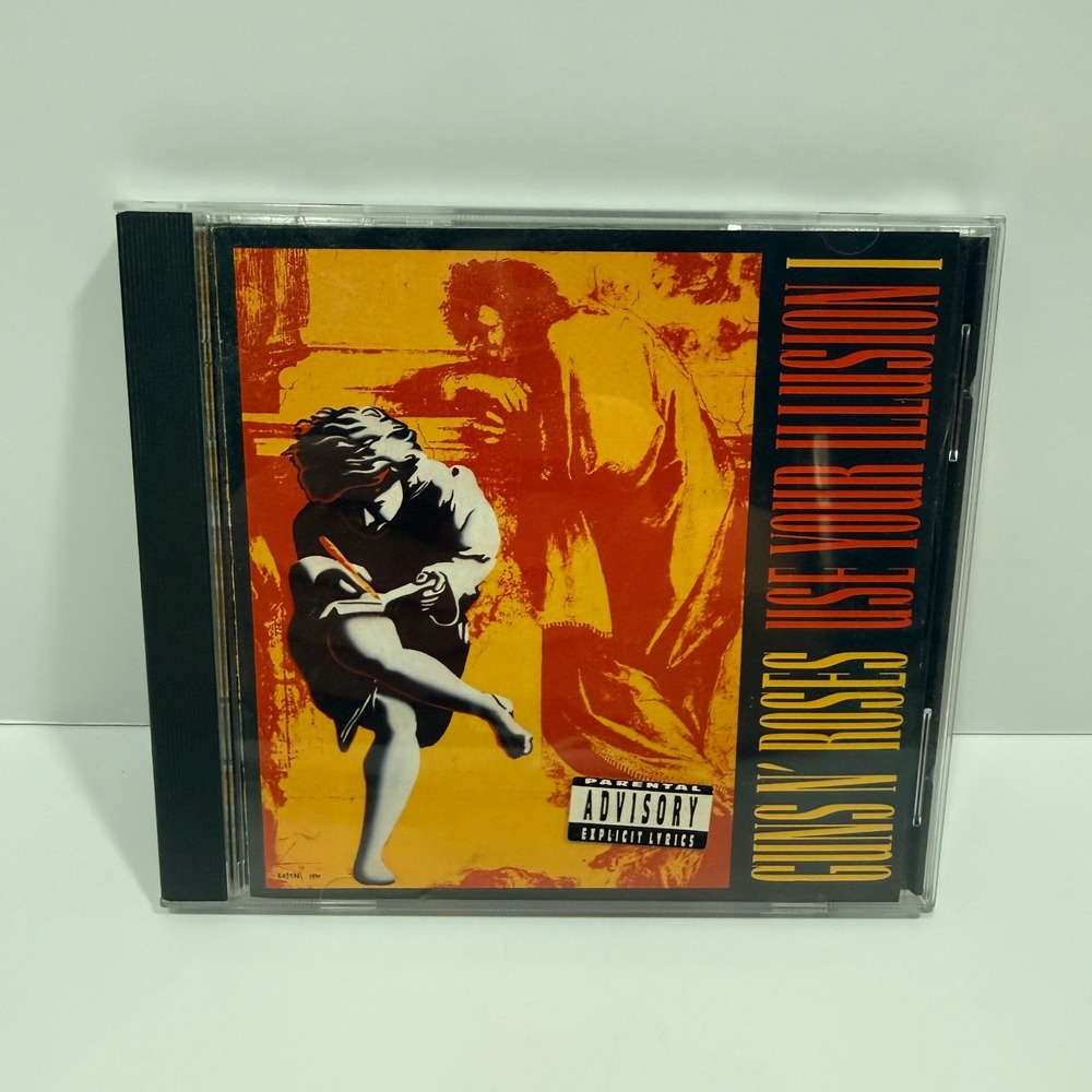 Guns N' Roses CD Use Your Illusion I Unisex OS Yellow Good Hard Rock 1991 GEFD